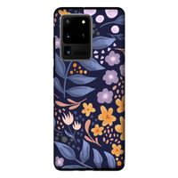 Flowers with blue leaves: Samsung Galaxy S20 Ultra Tough Case
