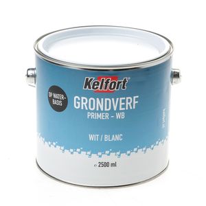 Grondverf waterbasis wit 2500ml