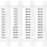 Finder 060.48 Markeerlabel Wit 48 stuk(s)