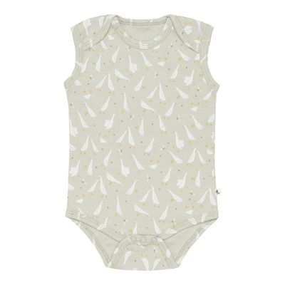 Little Dutch romper mouwloos Little Goose Olive Maat