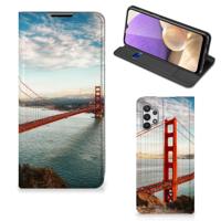 Samsung Galaxy A32 5G | Book Cover | Golden Gate Bridge