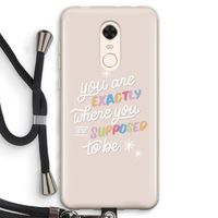 Right Place: Xiaomi Redmi 5 Transparant Hoesje met koord