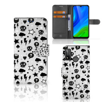 Telefoonhoesje met Naam Huawei P Smart 2020 Silver Punk - thumbnail