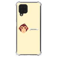 Samsung Galaxy A12 Stevig | Bumper Hoesje | Monkey