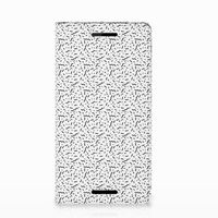 Nokia 2.1 2018 Hoesje met Magneet Stripes Dots