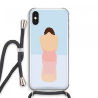 Mirror: iPhone XS Max Transparant Hoesje met koord