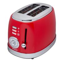 SOGO Human Technology Broodrooster Controlelampje, Toastfunctie Rood (metallic) - thumbnail
