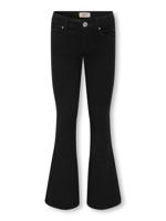 Kids ONLY winter jeansbroek meisjes - zwart - KogRoyal - flared fit