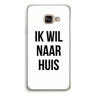 Ik wil naar huis: Samsung A3 (2017) Transparant Hoesje