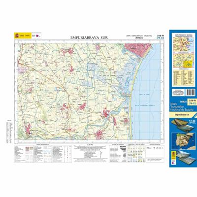 Topografische kaart 258-IV Empuriabrava Sur | CNIG - Instituto Geográfico Nacional1