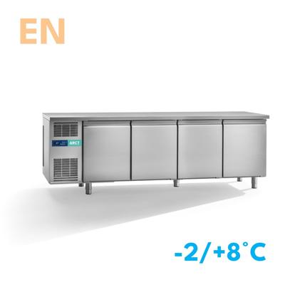 Dieptekoelwerkbank | 4 deurs EN | standaard werkblad | remote