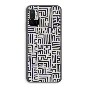 Moroccan Print: Xiaomi Redmi Note 10 5G Transparant Hoesje