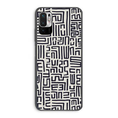 Moroccan Print: Xiaomi Redmi Note 10 5G Transparant Hoesje