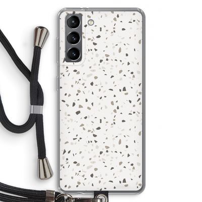 Terrazzo N°14: Samsung Galaxy S21 Transparant Hoesje met koord