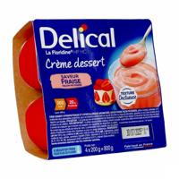 Delical Creme Dessert La Floridine Aarbei 4x200g