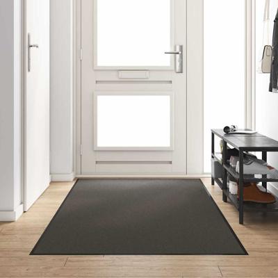 Deurmat Antraciet en Zwart 120 x 250 cm Polyamide en PVC