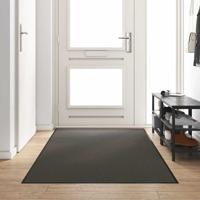Deurmat Antraciet en Zwart 120 x 250 cm Polyamide en PVC