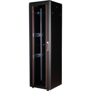 ROLINE 19-inch netwerkkast Pro 42 U, 600x600 BxD Glazen deur zwart