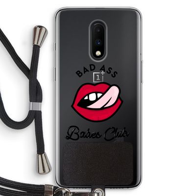 Badass Babes Club: OnePlus 7 Transparant Hoesje met koord