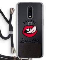 Badass Babes Club: OnePlus 7 Transparant Hoesje met koord