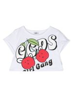 Gcds Kids t-shirt à logo imprimé - Blanc - thumbnail