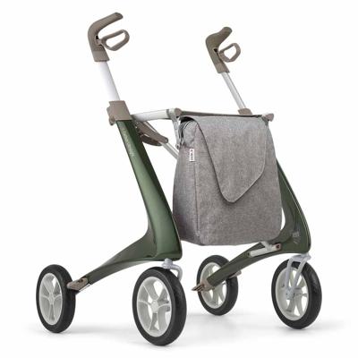 Carbon rollator Ultralight (4,8 kg) | by Acre | Kleur: Groen | Lichtgewicht | Omgekeerde handvatten | Lichtste rollator | Soft banden | byAcre Carbon rollator Ultralight (4,8 kg) | by Acre | Kleur: Groen | Lichtgewicht | Omgekeerde handvatten | Lichtste rollator | Soft banden | byAcre