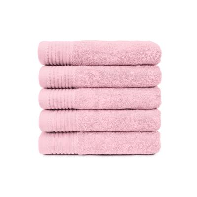 The One Badhanddoek 450 gram 70x140 cm Licht Roze (5 stuks)