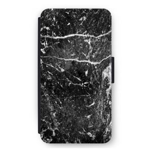 Zwart marmer: iPhone 12 mini Flip Hoesje