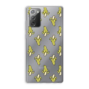 Bananas: Samsung Galaxy Note 20 / Note 20 5G Transparant Hoesje