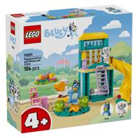 LEGO duplo 11201 bluey en chloe in de speeltuin