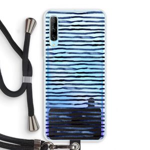 Verrassende lijnen: Huawei P Smart Pro Transparant Hoesje met koord