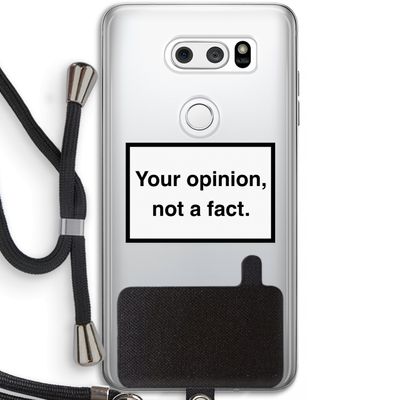 Your opinion: LG V30 Transparant Hoesje met koord