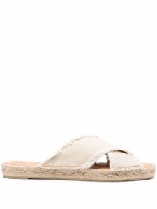 Castañer espadrilles à brides croisées - Blanc