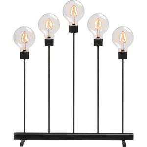 Konstsmide 3964-710TR LED-lantaarn Barnsteen LED Zwart Energielabel: F (A - G)
