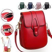 vintage mode kleine schoudertassen voor vrouwen retro pu lederen crossbody telefoon portemonnee messenger bag mobiele telefoon tas voor dames Lightinthebox