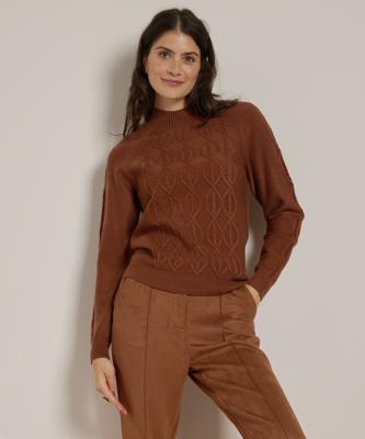 trui met kabeldessin trui met kabeldessin