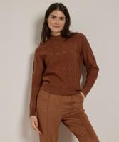 trui met kabeldessin trui met kabeldessin