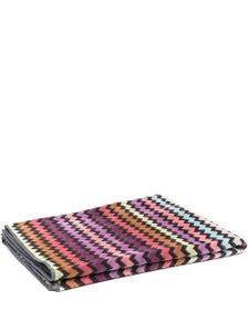 Missoni Home serviette de bain à design colour block - Noir