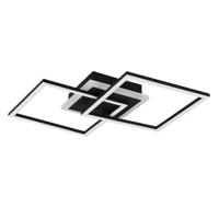 Trio Vierkante plafonnièreVenida 57cm zwart - R62793132