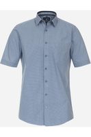Redmond Casual Regular Fit Overhemd Korte mouw blauw