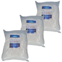 Sneeuwdeken - 3x stuks - wit - 200 x 40 cm - sneeuwtapijt - sneeuwversiering - kerstdorp - kerstvers
