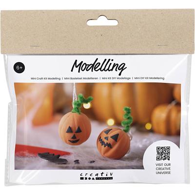 Creativ Company Mini hobbyset boetseren, pompoen, 1 doos