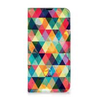 iPhone 13 Pro Max | Hoesje met Magneet | Geruit