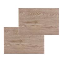 Set van 6x stuks placemats hout print dennen PVC 45 x 30 cm - Placemats