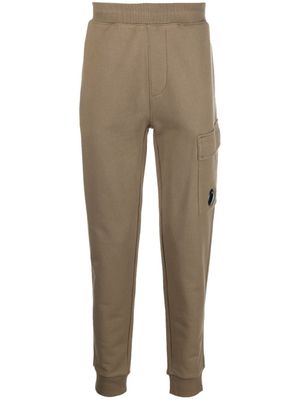 C.P. Company pantalon de jogging Diagonal Raised Fleece - Vert