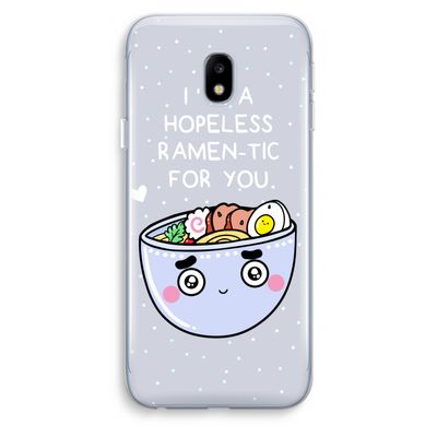 I'm A Hopeless Ramen-Tic For You: Samsung Galaxy J3 (2017) Transparant Hoesje