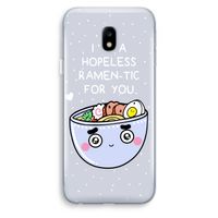 I'm A Hopeless Ramen-Tic For You: Samsung Galaxy J3 (2017) Transparant Hoesje