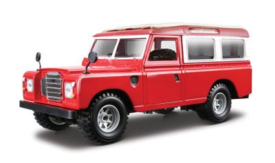 Bburago schaalmodel Land Rover 110 1:24 rood Bburago schaalmodel Land Rover 110 1:24 rood