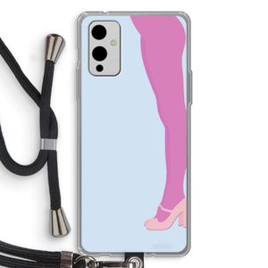 Pink panty: OnePlus 9 Transparant Hoesje met koord