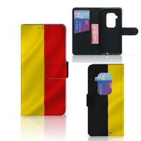 Motorola One Zoom Bookstyle Case Belgische Vlag - thumbnail